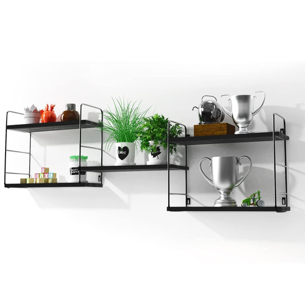 Latitude Run® 6 Piece Floating Shelves Wayfair
